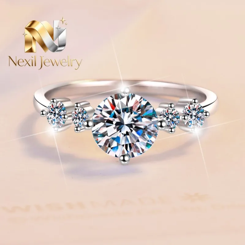 Nexil Jewelry Nexil Jewelry Fashion Ring Women's 1CT Moissanite PT950 Platinum - 1CT moissanite ring, genuine platinum, a mea
Nexil Jewelry Nexil Jewelry Fashion Ring Women's 1CT Moissanite PT950 Platinum - 1CT moissanite ring, genuine platinum, a mea