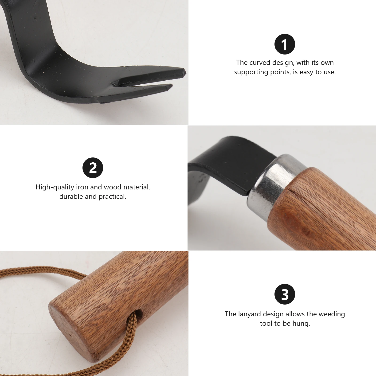 1pc Lifter Manual Weeding Tool Wooden Handle Puller Remover Garden Shovel Trimming Tool Removal Cutter Durable Anti
1pc Lifter Manual Weeding Tool Wooden Handle Puller Remover Garden Shovel Trimming Tool Removal Cutter Durable Anti