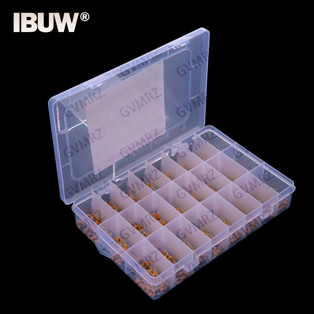 24Values 1200PCS Each 50PCS Monolithic Capacitor Set 10PF-10UF 105 106 104 Through-hole 68NF 100NF 150PF 220PF 33NF 47NF
24Values 1200PCS Each 50PCS Monolithic Capacitor Set 10PF-10UF 105 106 104 Through-hole 68NF 100NF 150PF 220PF 33NF 47NF
