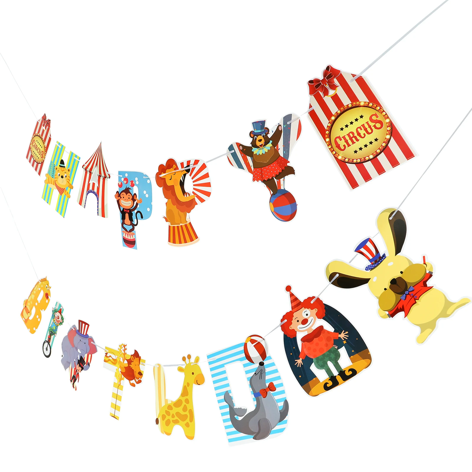 Circus Theme Birthday Banner High Quality Paper Flags Pulling Banners Photo Backdrops Wall Decorations Party Supplies Letters
Circus Theme Birthday Banner High Quality Paper Flags Pulling Banners Photo Backdrops Wall Decorations Party Supplies Letters