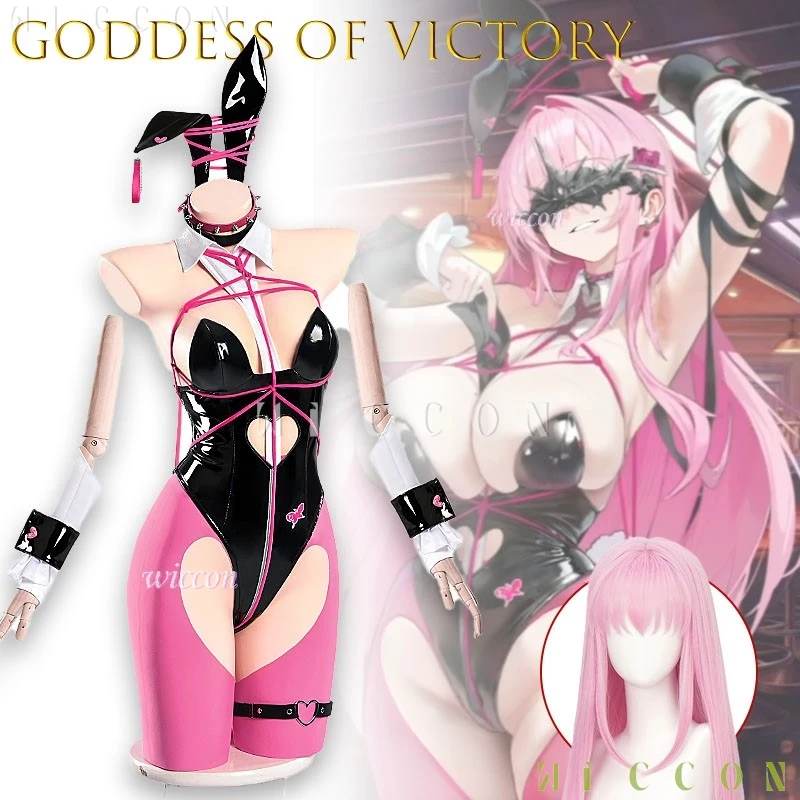 Fantasia Halloween AGODDESS OF VICTORY NIKKE Velvet Bunny Cosplay Outfit Anime Game Character Full Set Disfraz De Mujer
Fantasia Halloween AGODDESS OF VICTORY NIKKE Velvet Bunny Cosplay Outfit Anime Game Character Full Set Disfraz De Mujer