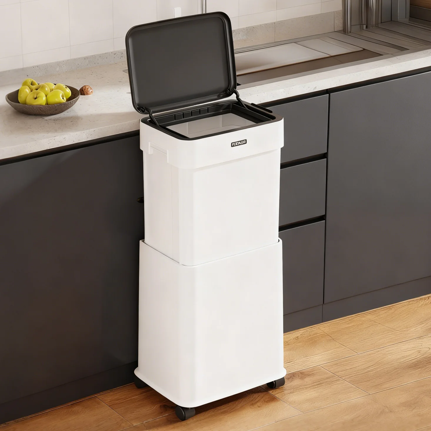 Kitchen Waste Bin High Model Large Capacity No Bending Waist Coverable New 2026 Household Cleaning Tool Easy to Move
Kitchen Waste Bin High Model Large Capacity No Bending Waist Coverable New 2026 Household Cleaning Tool Easy to Move