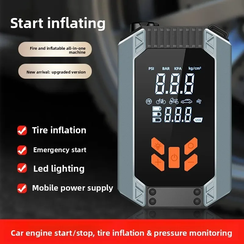 Многофункциональное устройство 2026: беспроводной автомобильный компрессор, блок питания, интегрированный стартер для экстренного запуска, аккумулятор для подкачки шин
Многофункциональное устройство 2026: беспроводной автомобильный компрессор, блок питания, интегрированный стартер для экстренного запуска, аккумулятор для подкачки шин