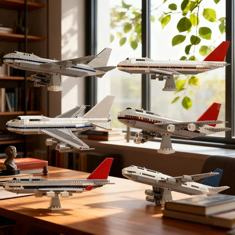 2861pcs MOC Boeing 747 Passenger Fleet Creator Designer Sets Model Building Blocks Architecture Toy Christmas Gifts Brick Kids
2861pcs MOC Boeing 747 Passenger Fleet Creator Designer Sets Model Building Blocks Architecture Toy Christmas Gifts Brick Kids