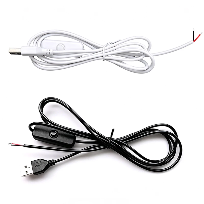1.5m USB 5V ON OFF Switch Power Supply Wire 501 Button USB Male to 2 Core Connection Cable For LED Strip Lamp Bulb DIY
1.5m USB 5V ON OFF Switch Power Supply Wire 501 Button USB Male to 2 Core Connection Cable For LED Strip Lamp Bulb DIY