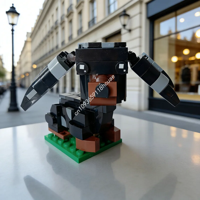 161pcs MOC Nutka The Dachshund Brickhead Style Brickheadz Model Building Blocks Architecture Christmas Gift Toy Idea Education
161pcs MOC Nutka The Dachshund Brickhead Style Brickheadz Model Building Blocks Architecture Christmas Gift Toy Idea Education