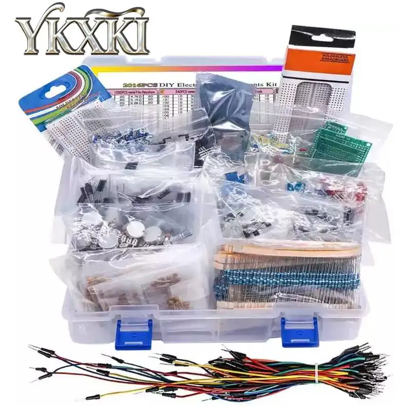 2016PCS is suitable for UNO R3 electronic component kit full set version 2024, various commonly used components
2016PCS is suitable for UNO R3 electronic component kit full set version 2024, various commonly used components
