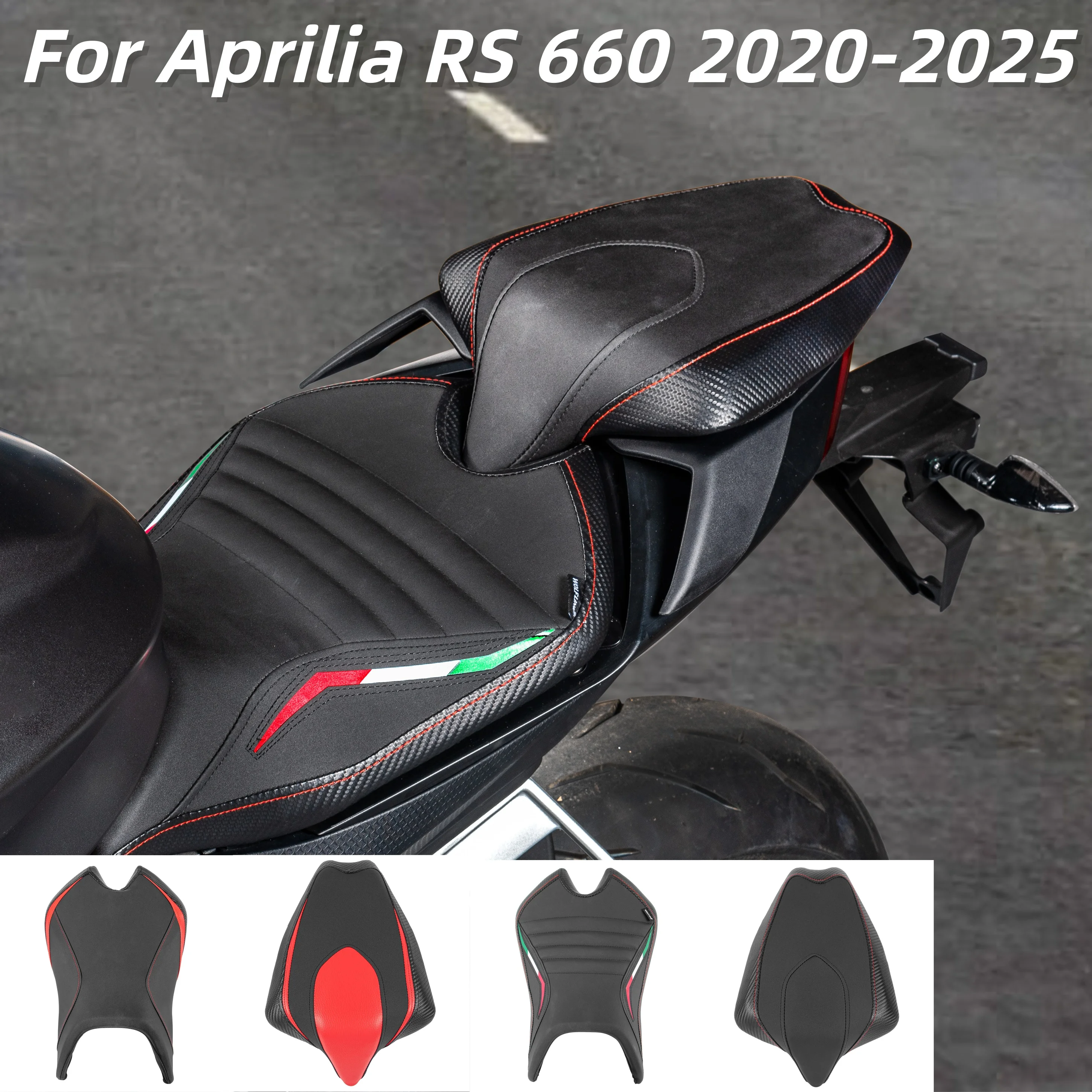 Motorcycle Front Driver Seat Rider Saddle Solo Cushion For Aprilia RS 660 2020-2025 Rear Pasenger Seat Cushion Pillion Pad
Motorcycle Front Driver Seat Rider Saddle Solo Cushion For Aprilia RS 660 2020-2025 Rear Pasenger Seat Cushion Pillion Pad