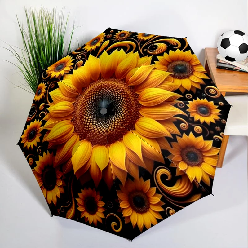 Sunflower Butterfly Umbrella Automatic Open/close, Sturdy Iron Frame & 8-Rib Structure, Umbrella for Women & Men, Christmas Gift
Sunflower Butterfly Umbrella Automatic Open/close, Sturdy Iron Frame & 8-Rib Structure, Umbrella for Women & Men, Christmas Gift