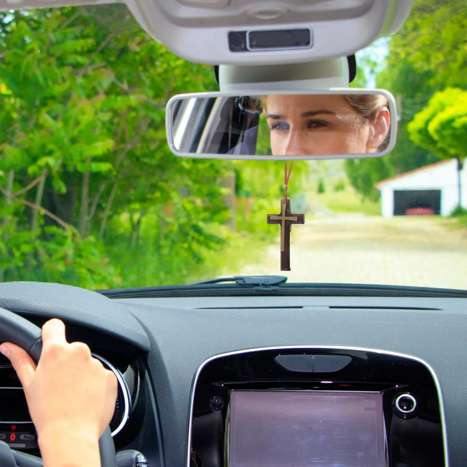 Cross Ornaments Car Hanging Manual Accessories Pendant Interior Decorations Decorative Mirror Wire Hanger Lovers
Cross Ornaments Car Hanging Manual Accessories Pendant Interior Decorations Decorative Mirror Wire Hanger Lovers
