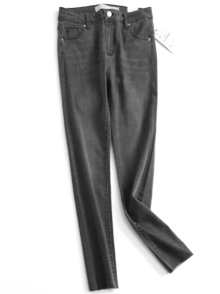 High Waist Slim Fit Elastic Women's Pencil Jeans Casual Long Pants Deep Blue Denim High Elasticity Fashionable All-Match B559
High Waist Slim Fit Elastic Women's Pencil Jeans Casual Long Pants Deep Blue Denim High Elasticity Fashionable All-Match B559