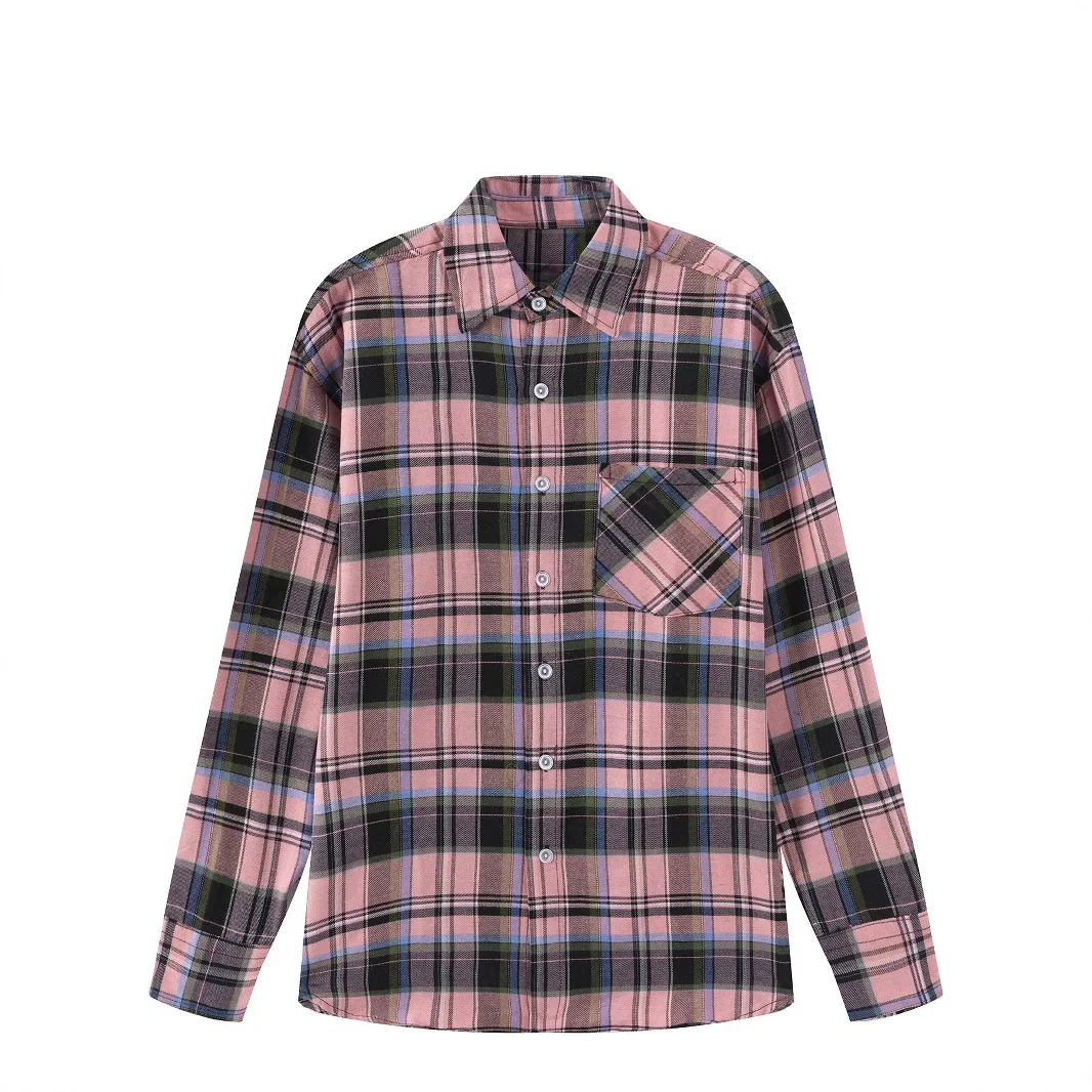 New Men's Casual Fashion Bottom Classic Versatile Plaid Lapel Long Sleeve Shirt
New Men's Casual Fashion Bottom Classic Versatile Plaid Lapel Long Sleeve Shirt
