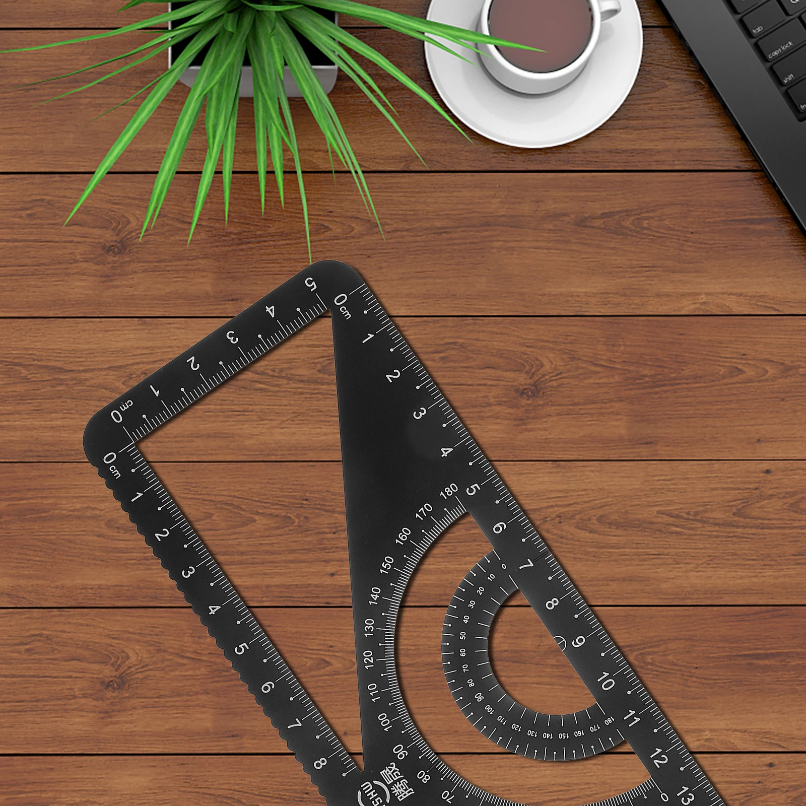 Multipurpose Metal Ruler Triangle Stationery Black Aluminum Alloy Protractor Set Drawing Tools Geometry Measuring Instruments
Multipurpose Metal Ruler Triangle Stationery Black Aluminum Alloy Protractor Set Drawing Tools Geometry Measuring Instruments