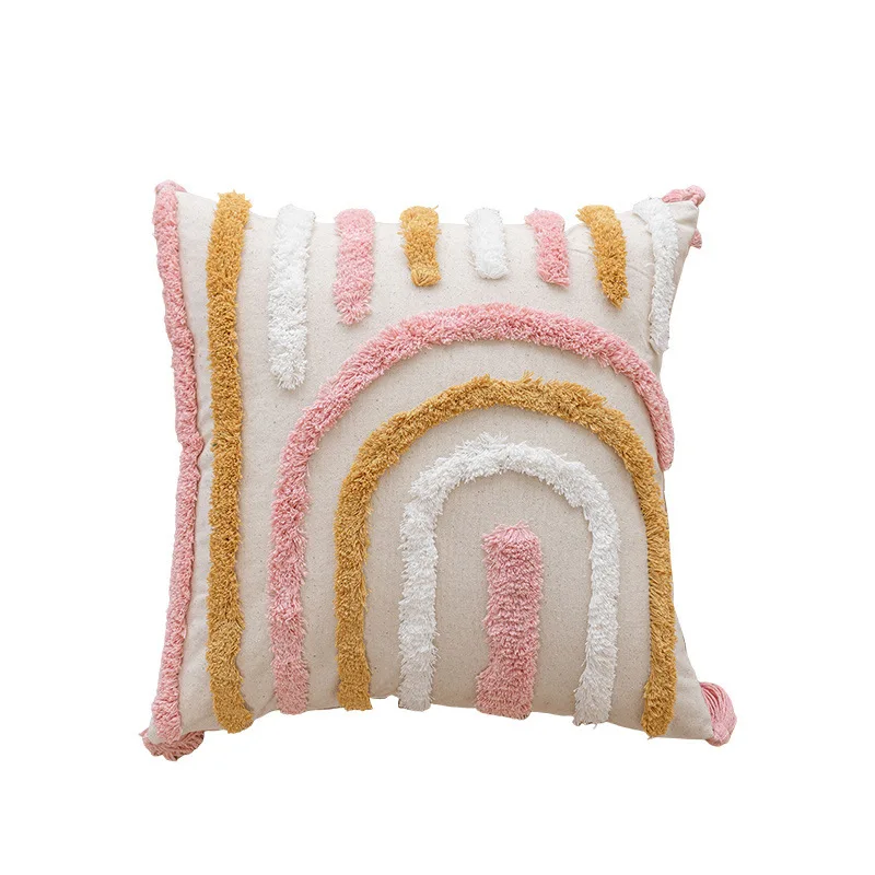 YJQ pink tufted throw pillow pillowcase living room sofa bed cushion cover bay window decoration
YJQ pink tufted throw pillow pillowcase living room sofa bed cushion cover bay window decoration