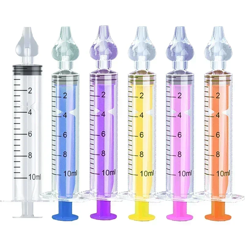 10ml/1pc Baby Nose Cleaner with Silicone Nasal Suction Tips Syringe Nasal Irrigator Portable Needle Tube Nasal Washer for Infant
10ml/1pc Baby Nose Cleaner with Silicone Nasal Suction Tips Syringe Nasal Irrigator Portable Needle Tube Nasal Washer for Infant