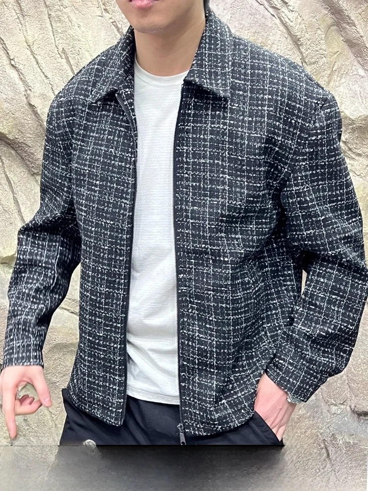 Knitted Flannel Jaet Loose Fit Men's Spring 2025 Faion Casual Outerwear Stand Tailoring Embroidered Collar
Knitted Flannel Jaet Loose Fit Men's Spring 2025 Faion Casual Outerwear Stand Tailoring Embroidered Collar