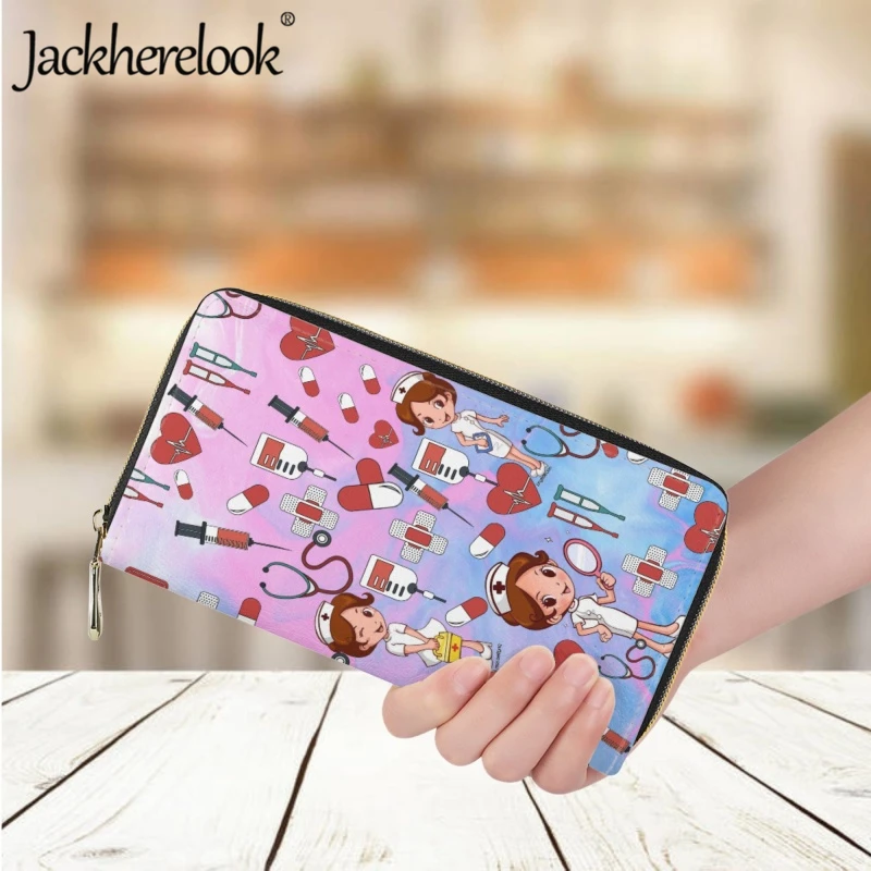 Jackherelook Women's Leather Wallet Gradient Color Nurse Medical Supplies Cartoon Pattern Print Purse Ladies Clutch Card Holder
Jackherelook Women's Leather Wallet Gradient Color Nurse Medical Supplies Cartoon Pattern Print Purse Ladies Clutch Card Holder