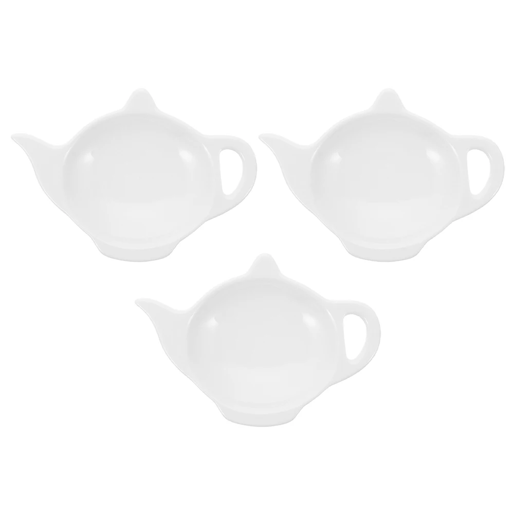 3Pcs Ceramic Teabag Holder Teapot Design Tea Bag Rest Dish for Tea Party Afternoon Gathering Decoration Teapot Bag
3Pcs Ceramic Teabag Holder Teapot Design Tea Bag Rest Dish for Tea Party Afternoon Gathering Decoration Teapot Bag
