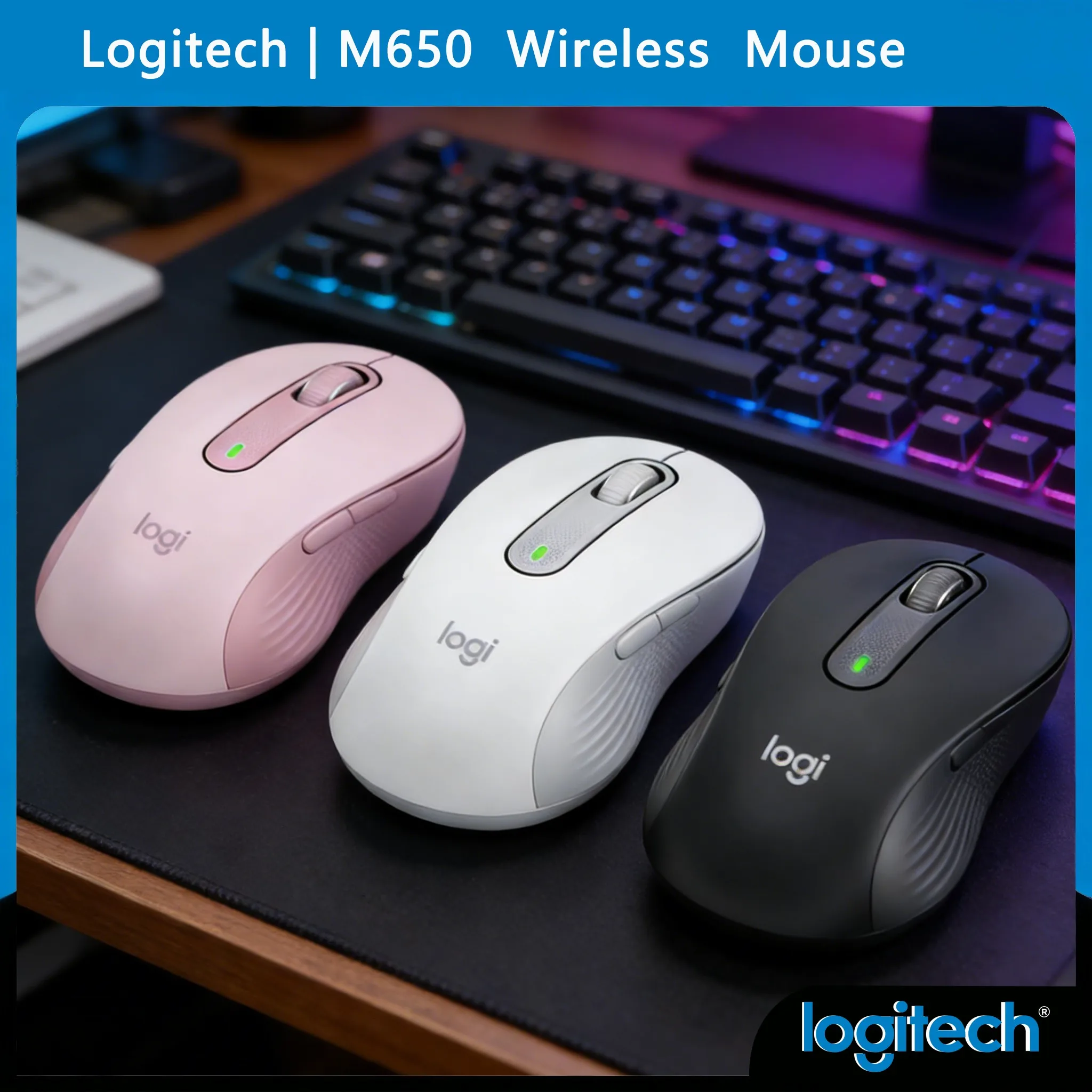 Беспроводная мышь Logitech M650/M650L/M750 SmartWheel с автоматическим переключением, бесшумная, Bluetooth/USB, с долгим сроком службы батареи, для больших рук
Беспроводная мышь Logitech M650/M650L/M750 SmartWheel с автоматическим переключением, бесшумная, Bluetooth/USB, с долгим сроком службы батареи, для больших рук