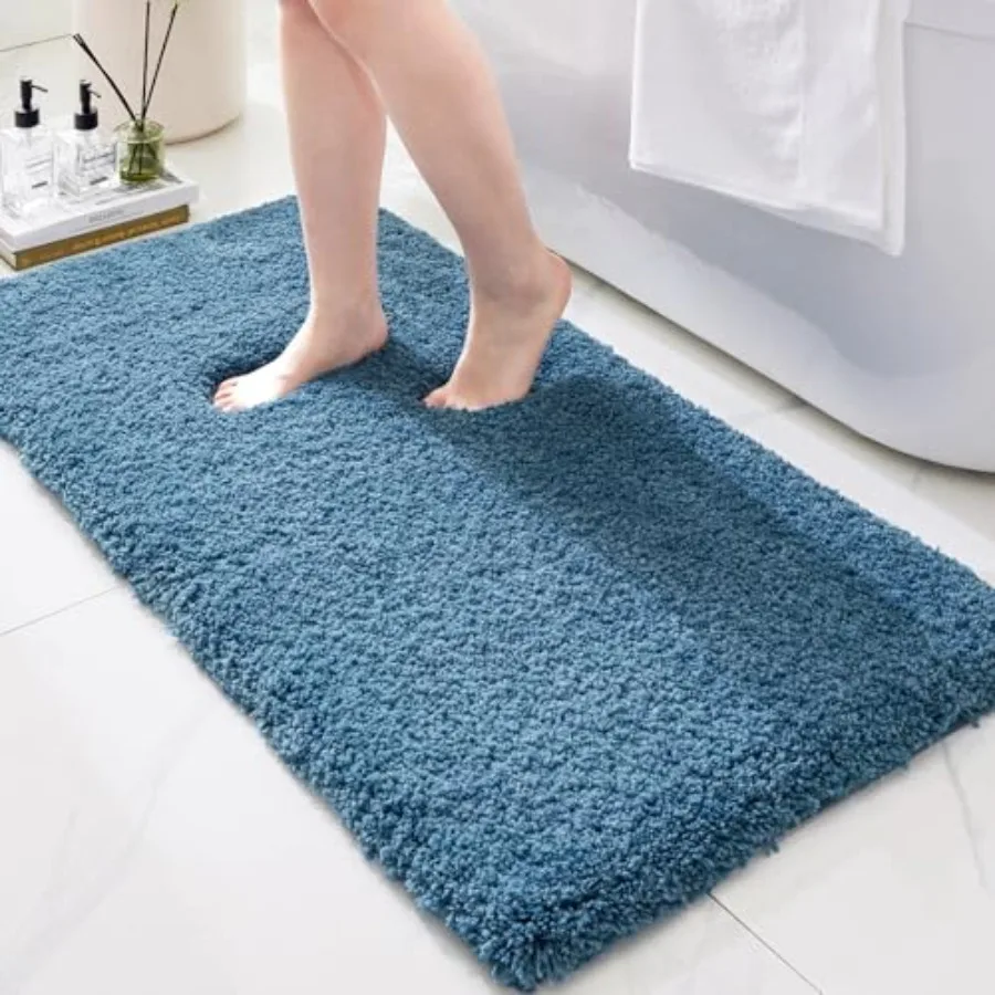 Bathroom Rugs Non Slip Washable 59x24, Ultra Thick Soft Microfiber Absorbent Bath Mats, High Density Foam Latex Non Slip Backin
Bathroom Rugs Non Slip Washable 59x24, Ultra Thick Soft Microfiber Absorbent Bath Mats, High Density Foam Latex Non Slip Backin