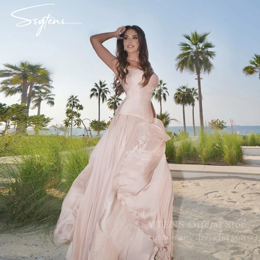 SSYTENS Shiny A-Line Strapless Pink Evening Dresses Formal Party Gowns for Women Sleeveless Wedding Prom Gown Customize 2026
SSYTENS Shiny A-Line Strapless Pink Evening Dresses Formal Party Gowns for Women Sleeveless Wedding Prom Gown Customize 2026