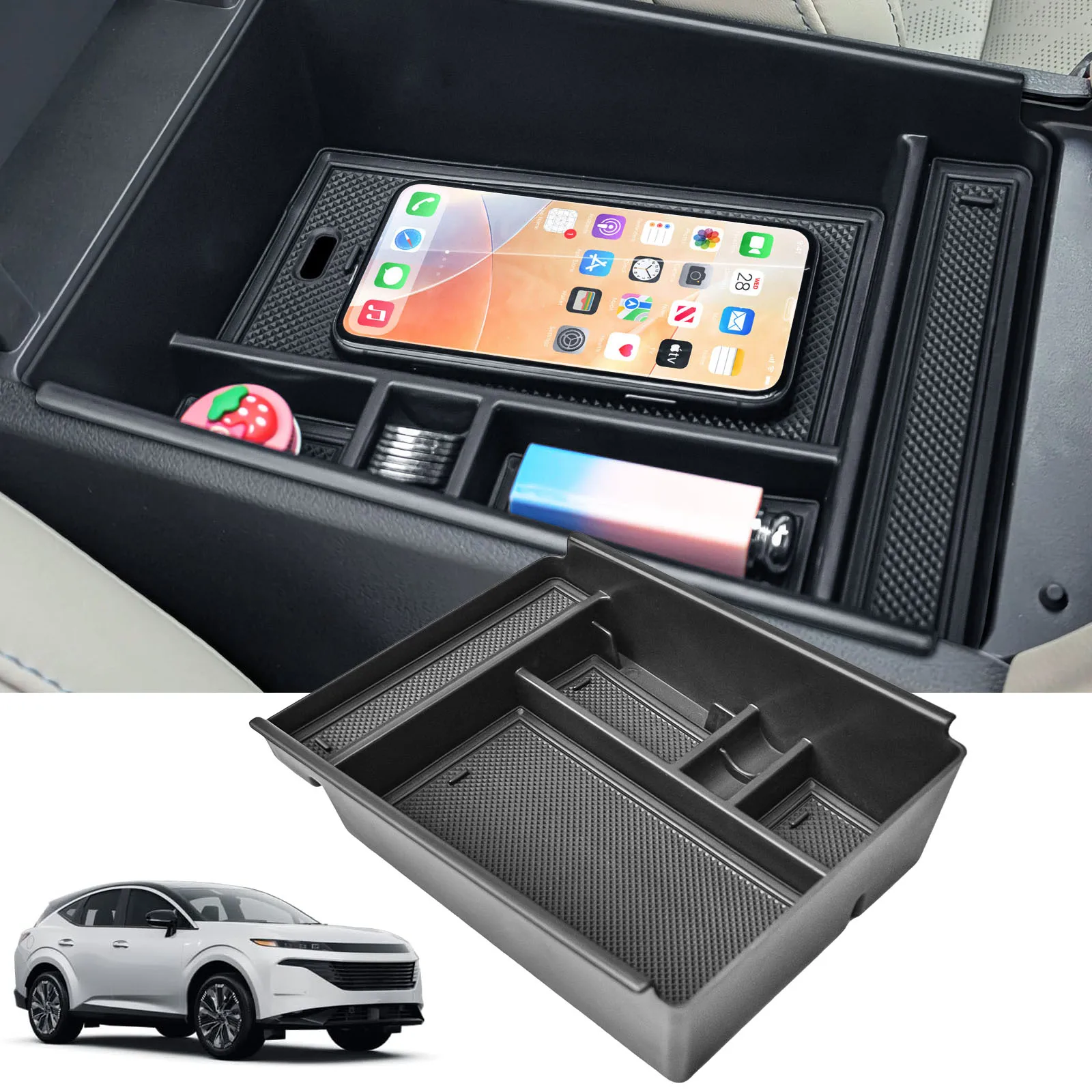 Center Console Organizer Tray for 2025 Nissan Murano SV/SL/Platinum Armrest Storage Box Secondary Interior Storage Accessories
Center Console Organizer Tray for 2025 Nissan Murano SV/SL/Platinum Armrest Storage Box Secondary Interior Storage Accessories
