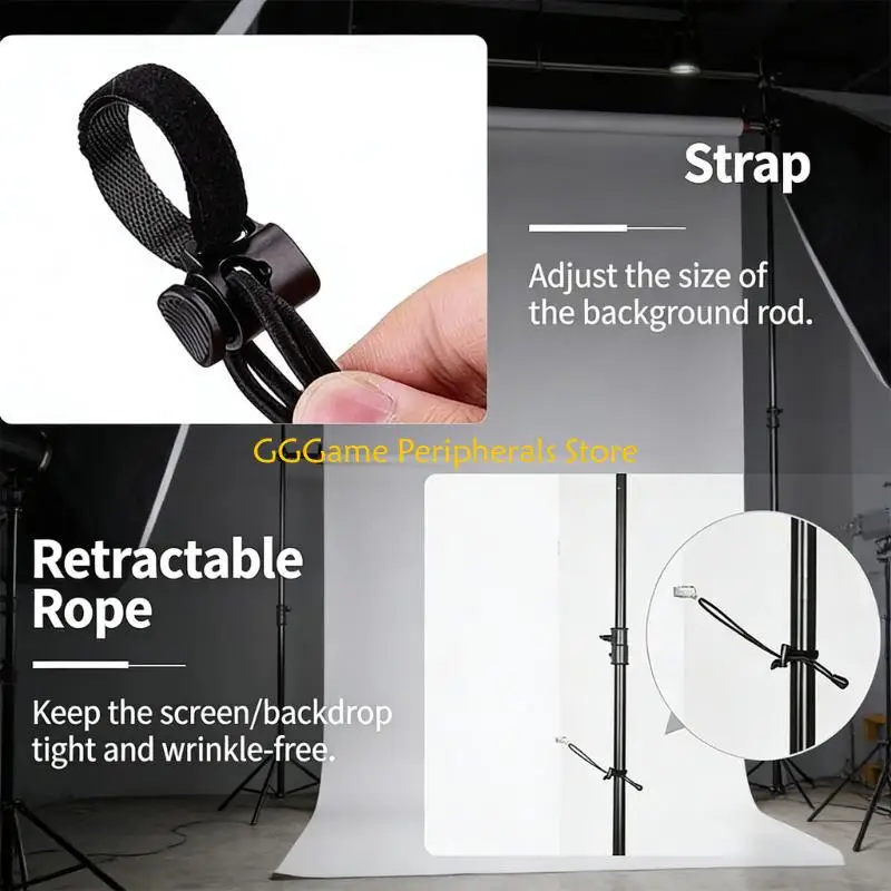 U55B Secure Grip Background Clamp with Slip proof Silicone Pads for Secure 15kg Hold Photography Studio Equipment
U55B Secure Grip Background Clamp with Slip proof Silicone Pads for Secure 15kg Hold Photography Studio Equipment