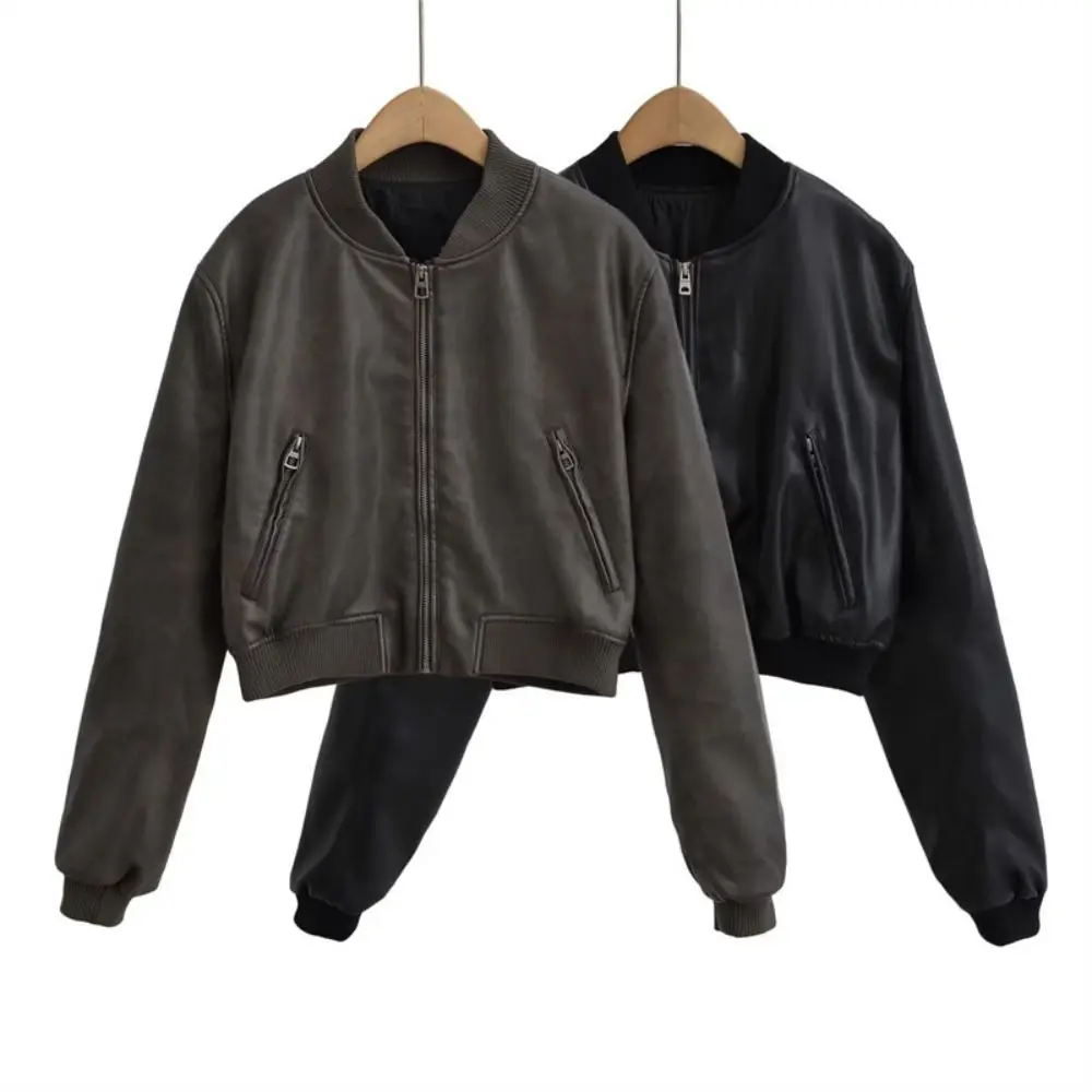 Europe America Leather Jacket Women Winter Autumn Korean Chic Retro PU Crop Coats Outwear Tops Overcoat Windbreaker Jackets Y2k
Europe America Leather Jacket Women Winter Autumn Korean Chic Retro PU Crop Coats Outwear Tops Overcoat Windbreaker Jackets Y2k