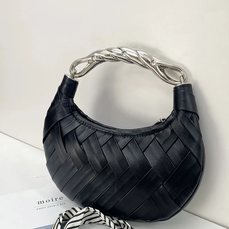 Women's New Pu Leather Braided Crossbody Bag, Fashion Portable Crescent Bag,single Shoulder Crossbody Dumpling Bag Daily Handbag
Women's New Pu Leather Braided Crossbody Bag, Fashion Portable Crescent Bag,single Shoulder Crossbody Dumpling Bag Daily Handbag