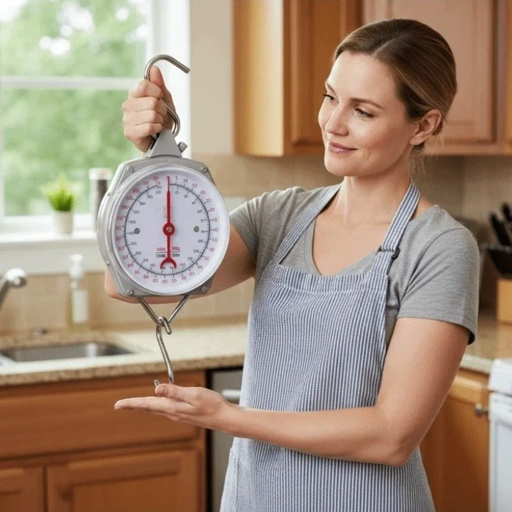 Accurate Measurement Mechanical Hanging Scales with Hanging Hook 50/100/150/200KG Luggage Scale Durable Portable
Accurate Measurement Mechanical Hanging Scales with Hanging Hook 50/100/150/200KG Luggage Scale Durable Portable