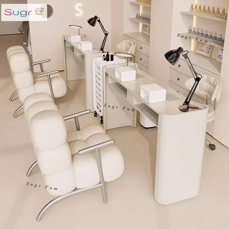 Кремовый ветер, набор столов и стульев для дизайна ногтей, мощный пылесос второго поколения, одинарный и двойной, набор для дизайна ногтей на три человека
Кремовый ветер, набор столов и стульев для дизайна ногтей, мощный пылесос второго поколения, одинарный и двойной, набор для дизайна ногтей на три человека