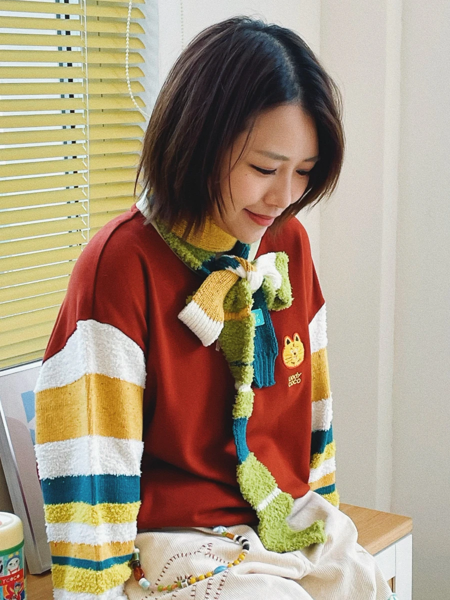 Original Uody Stripe Knitted Scarf Women's Autumn Winter High-End Feeling Decorative Warm Polyester Fiber Long Rectangle Scarf
Original Uody Stripe Knitted Scarf Women's Autumn Winter High-End Feeling Decorative Warm Polyester Fiber Long Rectangle Scarf