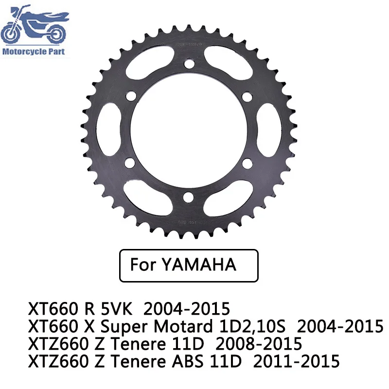 520-45T 520 45 зубьев 45T приводная задняя звездочка для YAMAHA XT660R XT660X Super Motard XTZ660Z Tenere XTZ660 Z Tenere ABS 660CC
520-45T 520 45 зубьев 45T приводная задняя звездочка для YAMAHA XT660R XT660X Super Motard XTZ660Z Tenere XTZ660 Z Tenere ABS 660CC
