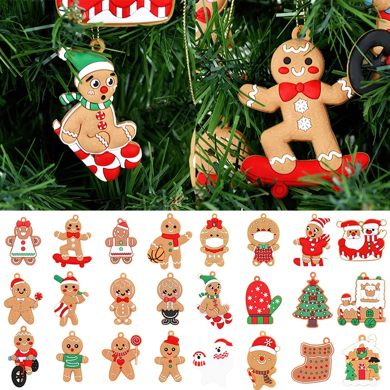 6/12Pcs Christmas Tree Decoration Gingerbread Man Pendants Xmas Sock Gingerbread Doll Hanging Ornaments For Noel New Year Decor
6/12Pcs Christmas Tree Decoration Gingerbread Man Pendants Xmas Sock Gingerbread Doll Hanging Ornaments For Noel New Year Decor