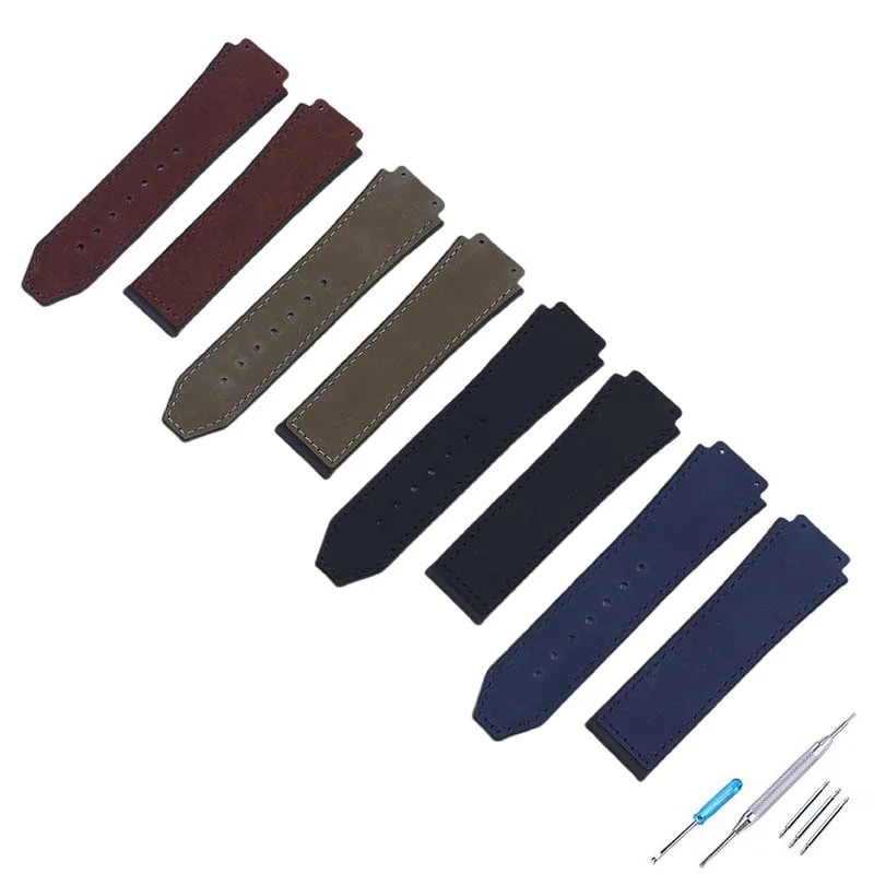 Watch Accessories frosted leather watch strap compatible for Hublot Big Bang Classic Fusion 26*19mm sports wrist strap bracelet
Watch Accessories frosted leather watch strap compatible for Hublot Big Bang Classic Fusion 26*19mm sports wrist strap bracelet