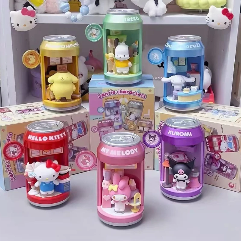 Sanrio Character Kuromi My Melody Cinnamoroll Hello Kitty Soda Can Dessert Shopping Street Mystery Blind Box Ornament Kids Gifts
Sanrio Character Kuromi My Melody Cinnamoroll Hello Kitty Soda Can Dessert Shopping Street Mystery Blind Box Ornament Kids Gifts