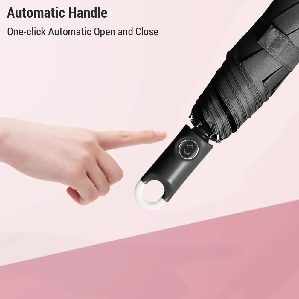 Durable 3-Folding Automatic Umbrella 360° Rotating Handle Portable Travel Umbrella Lightweight Rain Umbrella Travel
Durable 3-Folding Automatic Umbrella 360° Rotating Handle Portable Travel Umbrella Lightweight Rain Umbrella Travel