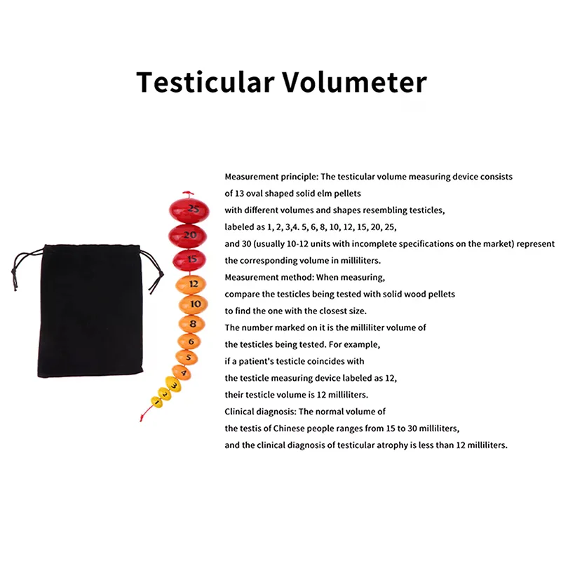 12 Kinds Of Size Wooden Orchidometer Testis Volume Meter Testis Volume Measurement For Testis Size Measure Male Tanner Stage
12 Kinds Of Size Wooden Orchidometer Testis Volume Meter Testis Volume Measurement For Testis Size Measure Male Tanner Stage