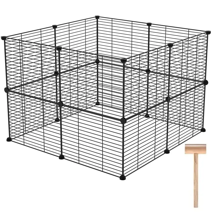 Манеж для домашних животных, принадлежности для мелких животных, 16-панельная клетка для манежа для упражнений, портативный дворовый забор с сетками C, идеально подходит для морских свинок
Манеж для домашних животных, принадлежности для мелких животных, 16-панельная клетка для манежа для упражнений, портативный дворовый забор с сетками C, идеально подходит для морских свинок