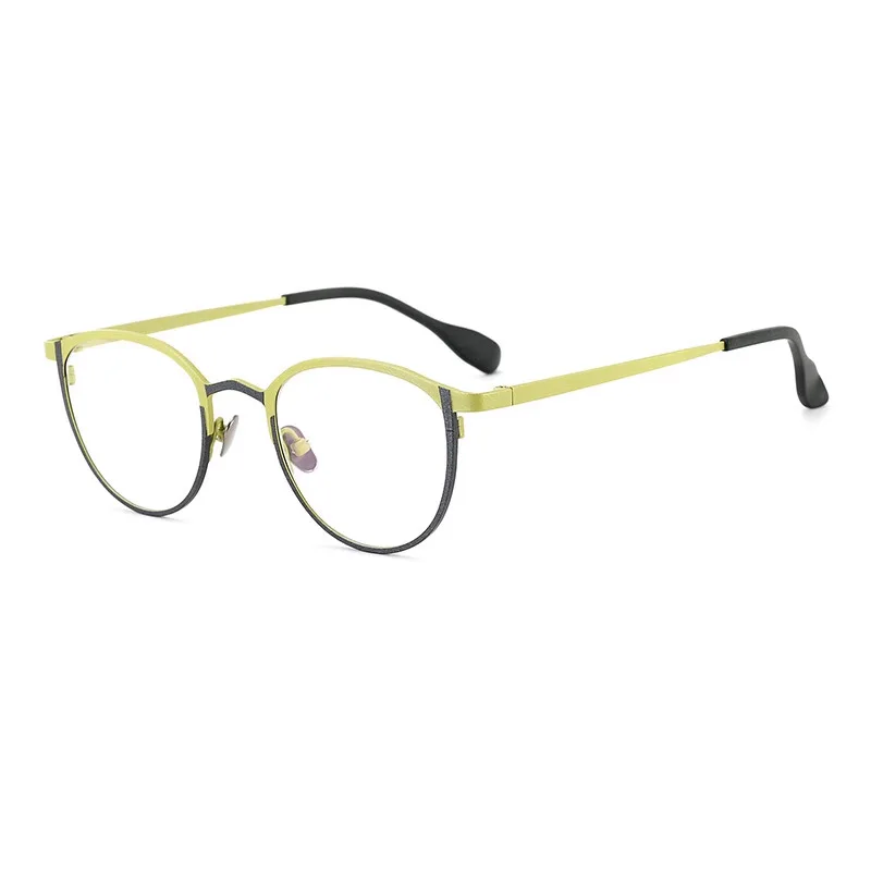 Plain and versatile personalized retro round myopia glasses frame ultra-light pure titanium glasses frame
Plain and versatile personalized retro round myopia glasses frame ultra-light pure titanium glasses frame