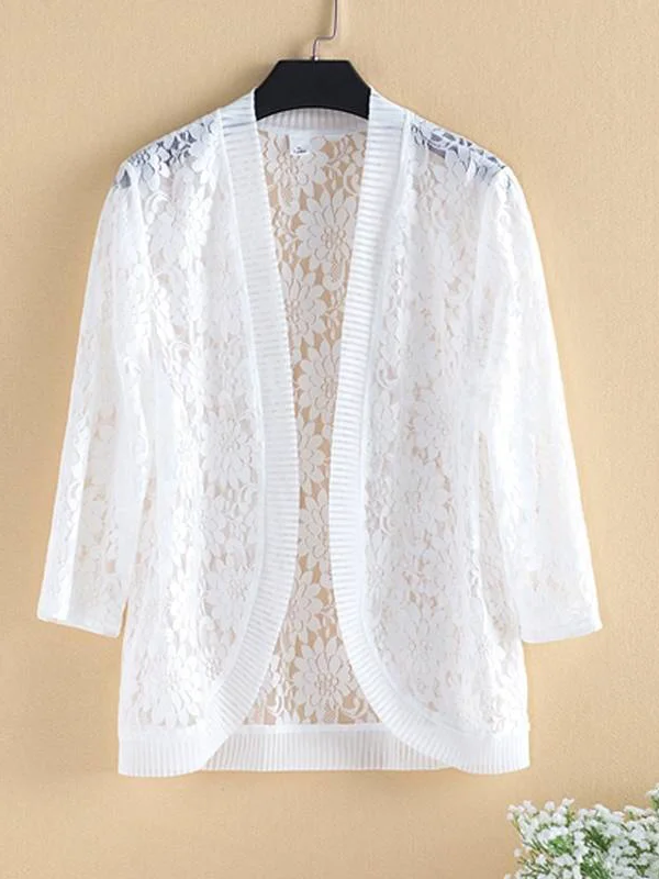Korean Style Long Sleeve Lace Small Shawl Cardigan Jacket Summer Short Sleeve Large Size Air Conditioner Sunscreen Women's Cl...
Korean Style Long Sleeve Lace Small Shawl Cardigan Jacket Summer Short Sleeve Large Size Air Conditioner Sunscreen Women's Cl...