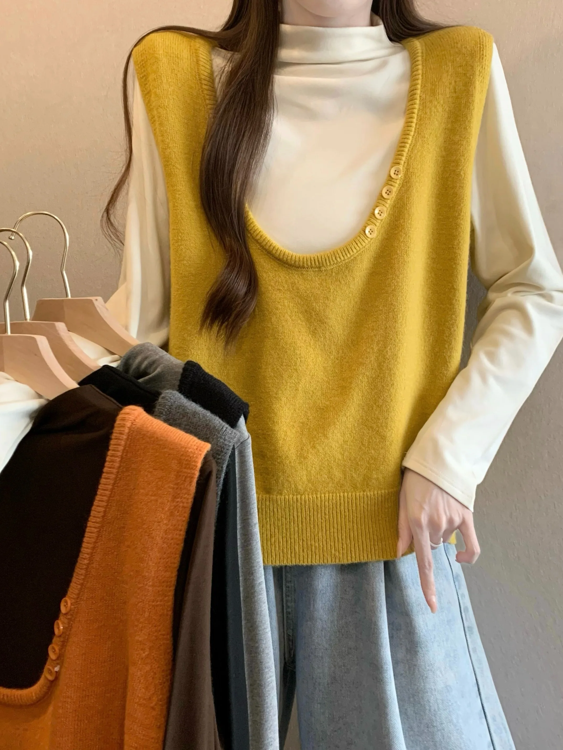 Fashionable plus Size Knitted Set Long Sleeve High Collar Base Shirt Women's Layering Top Autumn Winter New Style Commute Style
Fashionable plus Size Knitted Set Long Sleeve High Collar Base Shirt Women's Layering Top Autumn Winter New Style Commute Style