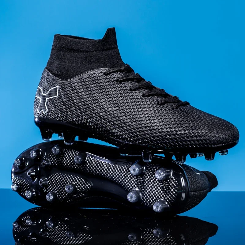 Men's Soccer Cleats Football Shoes High-Tops Lace-Up Non-Slip Spikes Outdoor Sports FG/AG Turf Boots
Men's Soccer Cleats Football Shoes High-Tops Lace-Up Non-Slip Spikes Outdoor Sports FG/AG Turf Boots