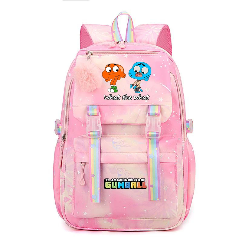 The Amazing World of Gumball Print Children Backpack Large Capacity School Bags for Student Girls Backpack Travel Daypack Gifts
The Amazing World of Gumball Print Children Backpack Large Capacity School Bags for Student Girls Backpack Travel Daypack Gifts