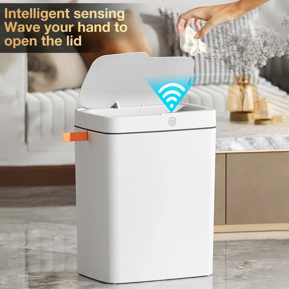 18L Smart Sensor Automatic Sensor Trash Can Touch-free Smart Open Lid Packaging Bathroom Gap Garbage Bucket Bin Waterproof 15L
18L Smart Sensor Automatic Sensor Trash Can Touch-free Smart Open Lid Packaging Bathroom Gap Garbage Bucket Bin Waterproof 15L