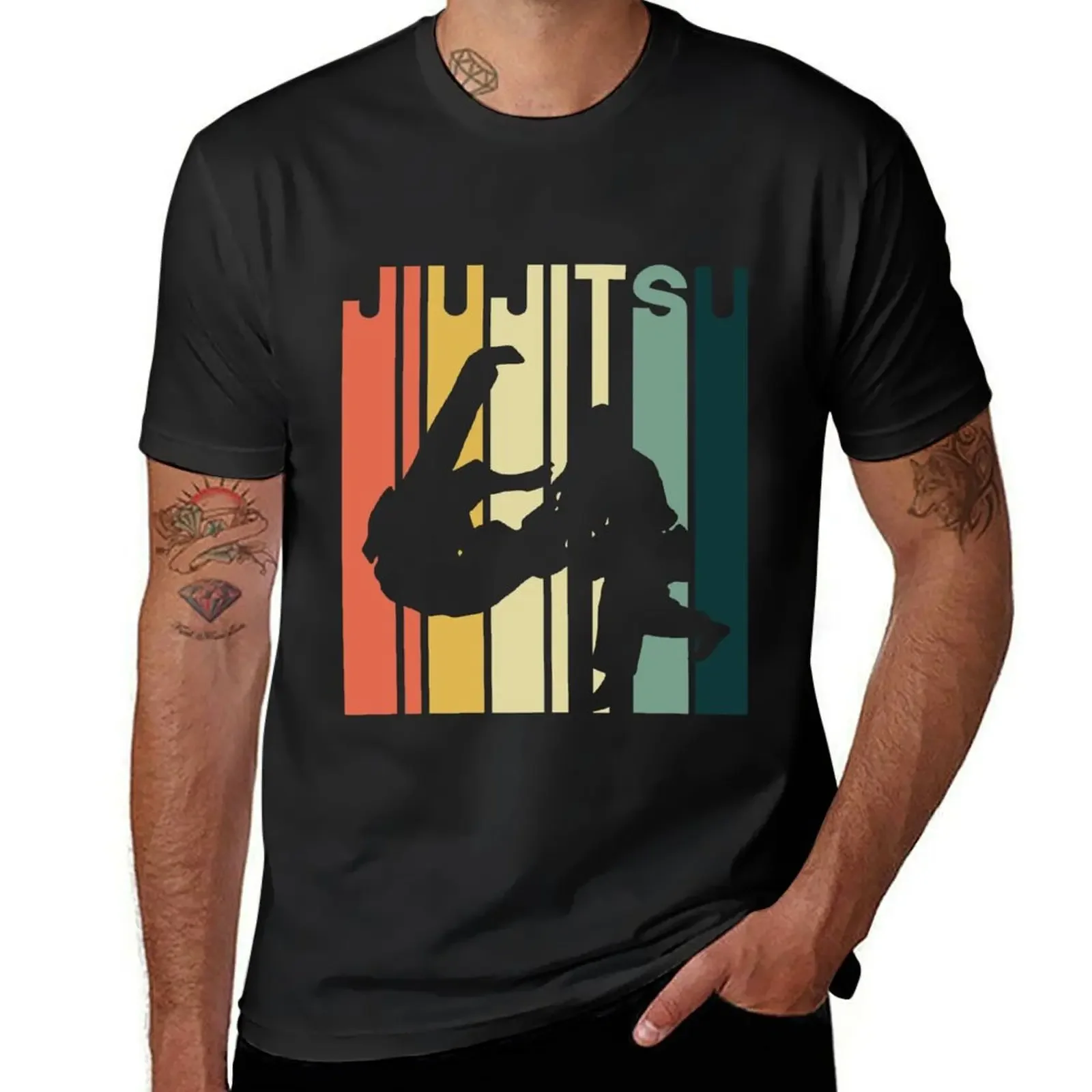 Jiu Jitsu Silhouette Kickboxing Martial Arts Bjj Mma Fighting T-Shirt custom t-shirts graphic shirts Men's t-shirts
Jiu Jitsu Silhouette Kickboxing Martial Arts Bjj Mma Fighting T-Shirt custom t-shirts graphic shirts Men's t-shirts