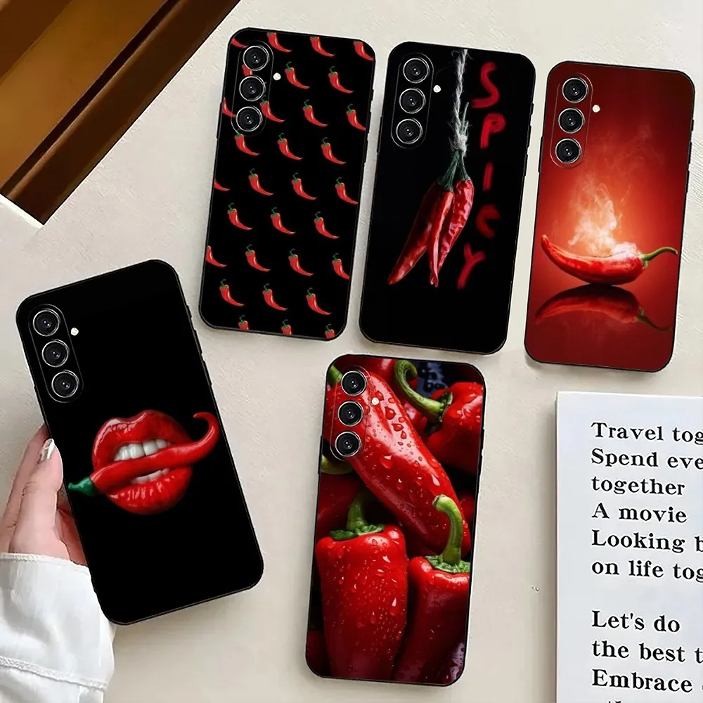 Red Chilli Pepper Pattern Phone Case For Samsung S24,21,22,23,30,Ultra,S20,Plus,Fe,Lite,Note,10,9,5G Black Soft Cover
Red Chilli Pepper Pattern Phone Case For Samsung S24,21,22,23,30,Ultra,S20,Plus,Fe,Lite,Note,10,9,5G Black Soft Cover