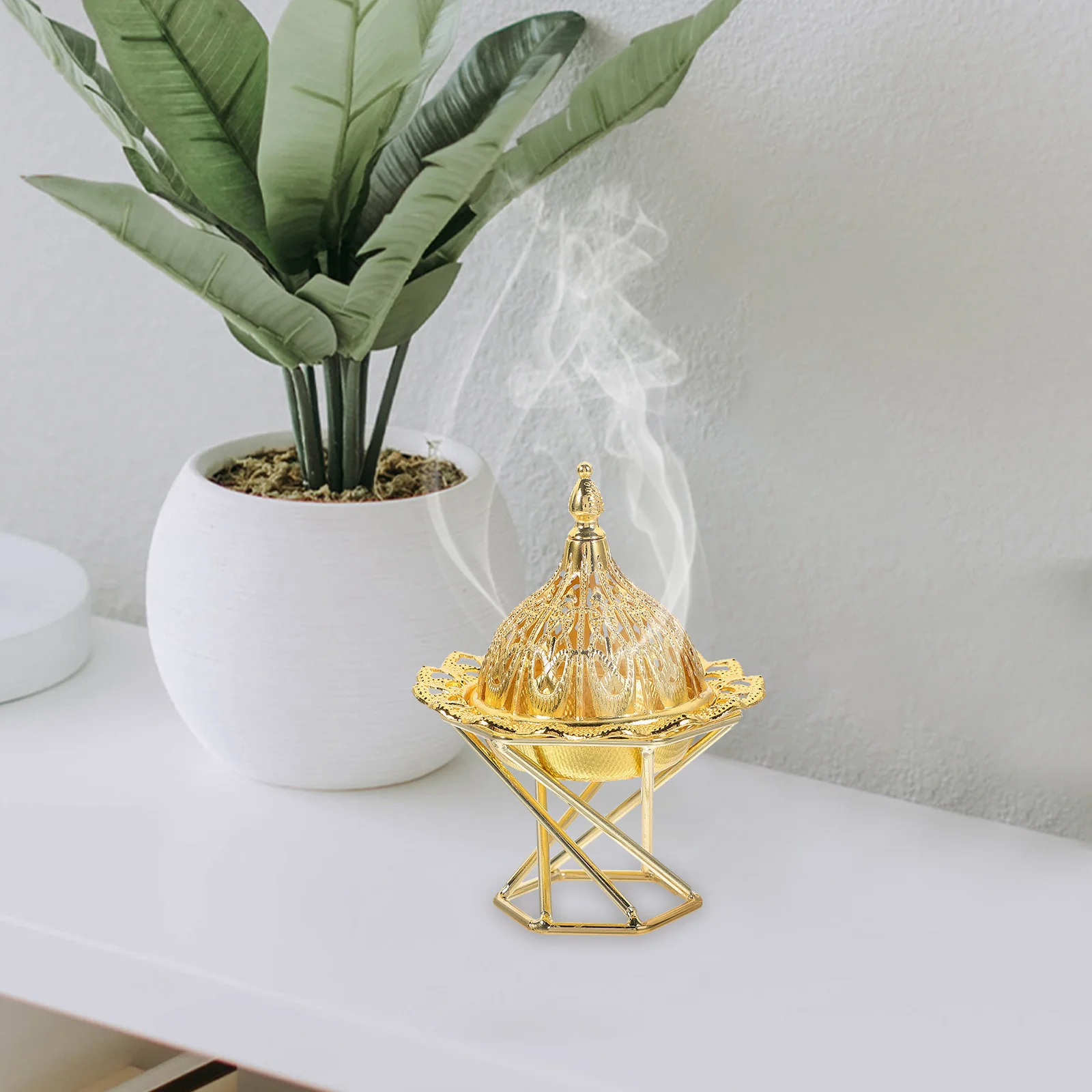 Outdoor Middle Eastern Vintage Incense Burner Retro Decor Adornment Small Censer Catholic Mass Goldendoodle Ornament
Outdoor Middle Eastern Vintage Incense Burner Retro Decor Adornment Small Censer Catholic Mass Goldendoodle Ornament