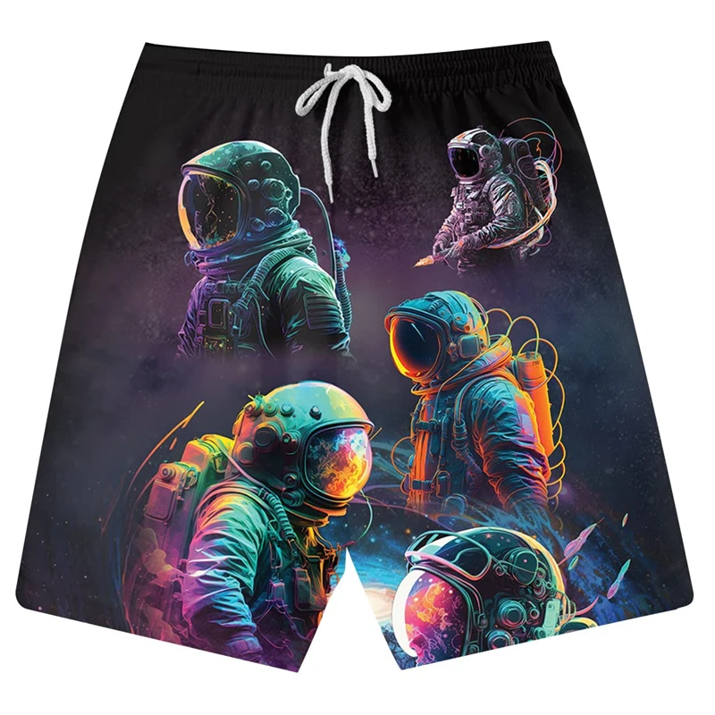 Mens Cartoon Spaceman Beach Shorts 3D Astronaut Print Swim Trunks Summer Quick Dry Drawstring Board Shorts Galaxy Outer Space
Mens Cartoon Spaceman Beach Shorts 3D Astronaut Print Swim Trunks Summer Quick Dry Drawstring Board Shorts Galaxy Outer Space