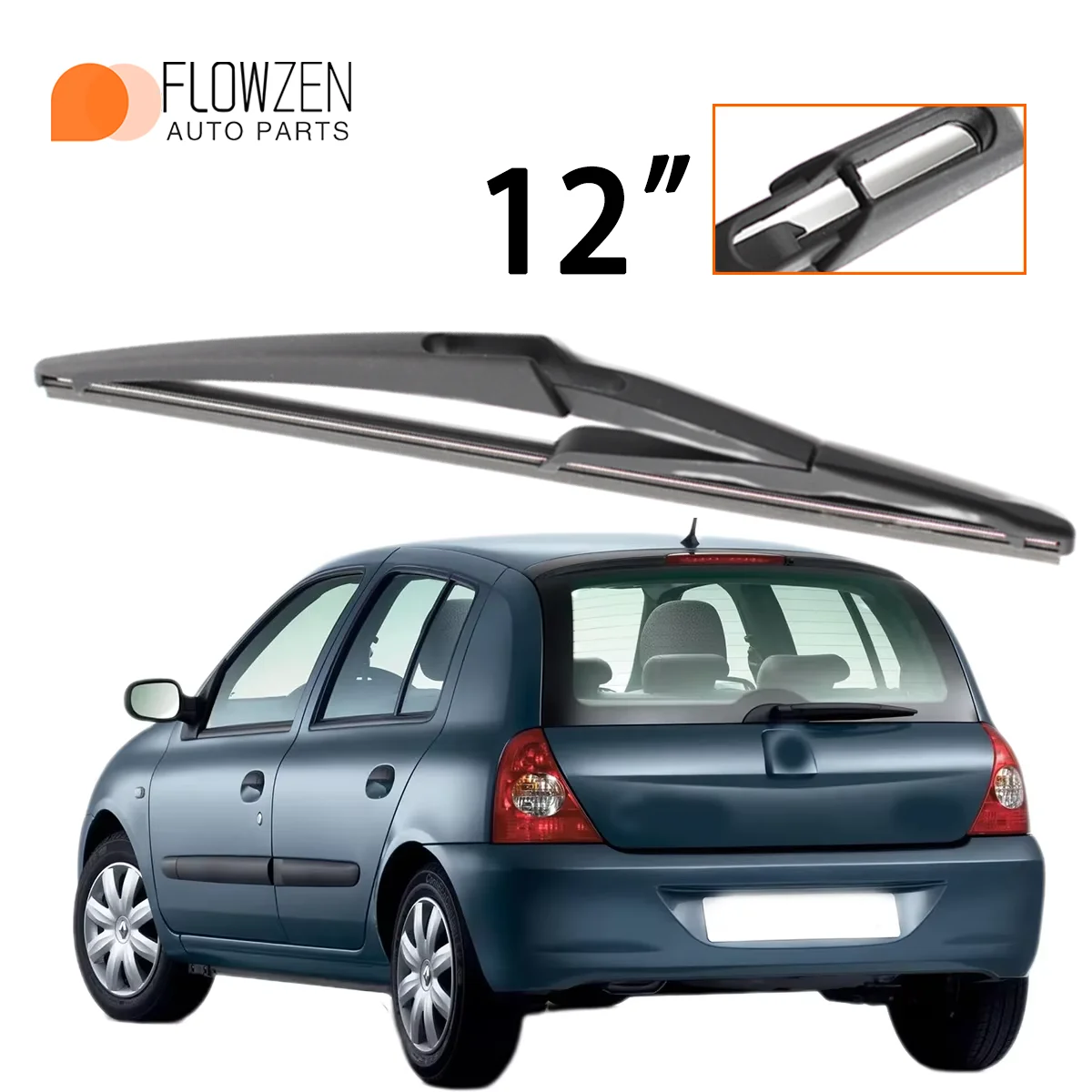 1PC 12" Rear Windshield Washer Wiper Applicable For Renault Clio 2 II MK2 Campus 1998-2012 Year's Windscreen Wiper Blade Car Acc
1PC 12" Rear Windshield Washer Wiper Applicable For Renault Clio 2 II MK2 Campus 1998-2012 Year's Windscreen Wiper Blade Car Acc